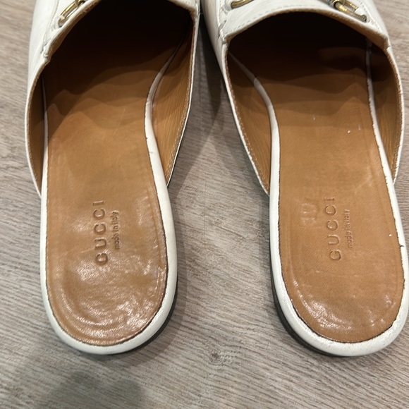 Gucci white Princeton slide. 40.5 - Picture 3 of 6